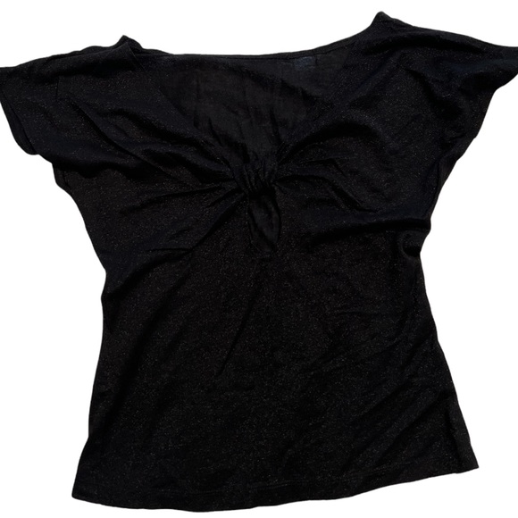 cut out bow open back shirt vintage H&M - Picture 2 of 3